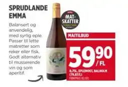 Meny Sprudlande emma tilbud