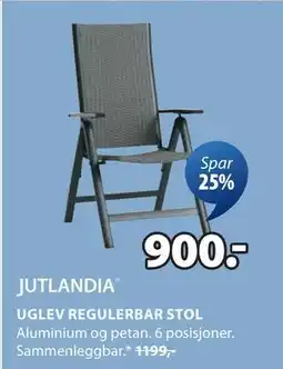 JYSK UGLEV REGULERBAR STOL tilbud