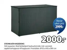 JYSK STEINKJER HAGEBOKS tilbud