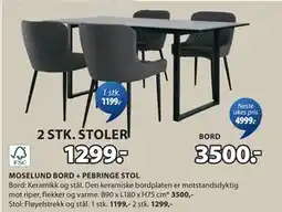 JYSK PEBRINGE STOL tilbud