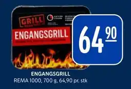 Rema 1000 ENGANGSGRILL tilbud