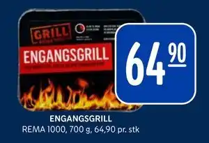 Rema 1000 ENGANGSGRILL tilbud