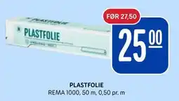 Rema 1000 PLASTFOLIE tilbud