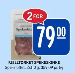 Rema 1000 FJELLTØRKET SPEKESKINKE tilbud
