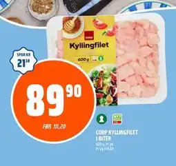 Coop Obs COOP KYLLINGFILET I BITER tilbud