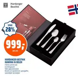 Coop Obs HARDANGER BESTIKK RAMONA 16 DELER tilbud