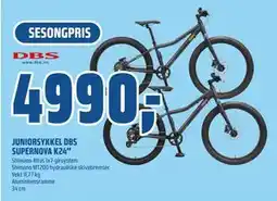 Coop Obs JUNIORSYKKEL DBS SUPERNOVA K24” tilbud