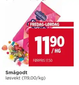 Meny Smågodt tilbud