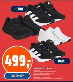 Coop Obs ADIDAS GALAXY 7, LØPESKO tilbud