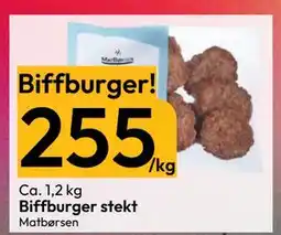 Gigaboks Biffburger stekt tilbud