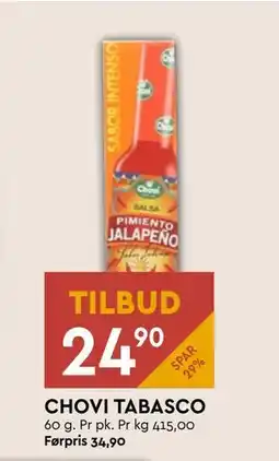 Coop Mega CHOVI TABASCO tilbud