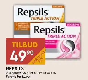 Coop Mega REPSILS tilbud