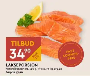 Coop Mega LAKSEPORSJON tilbud