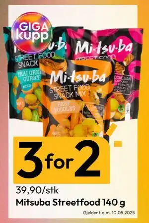 Gigaboks Mitsuba Streetfood 140 g tilbud