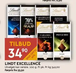 Coop Mega LINDT EXCELLENCE tilbud