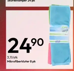 Gigaboks Mikrofiberkluter 8 pk tilbud