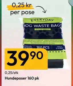 Gigaboks Hundeposer 160 pk tilbud