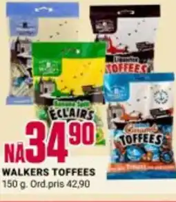 Europris WALKERS TOFFEES tilbud