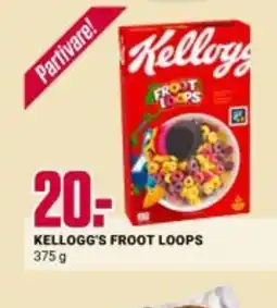 Europris KELLOGG'S FROOT LOOPS tilbud