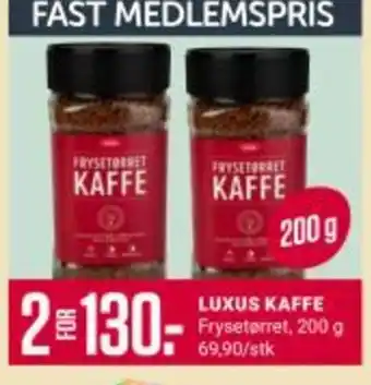 Europris LUXUS KAFFE tilbud