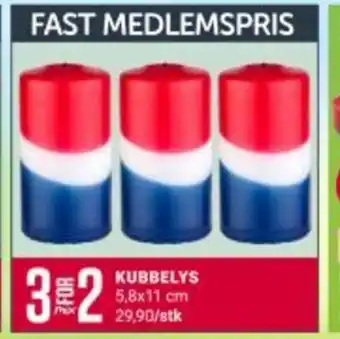 Europris KUBBELYS tilbud
