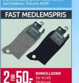 Europris BOMULLSOKK tilbud
