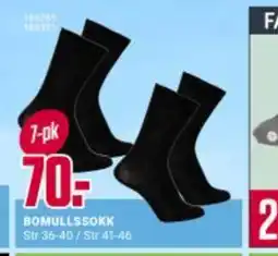 Europris BOMULLSSOKK tilbud