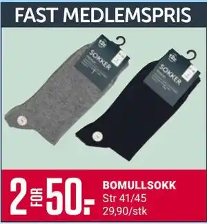 Europris BOMULLSOKK tilbud