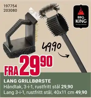 Europris LANG GRILLBØRSTE tilbud