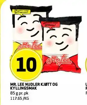 Bunnpris MR. LEE NUDLER KJØTT OG KYLLINGSMAK tilbud