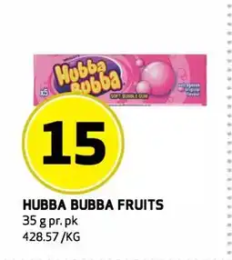 Bunnpris HUBBA BUBBA FRUITS tilbud