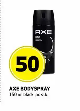 Bunnpris AXE BODYSPRAY tilbud