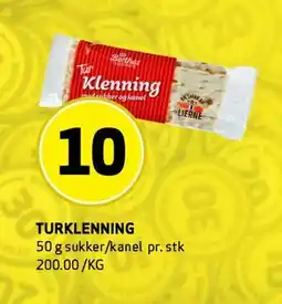 Bunnpris TURKLENNING tilbud