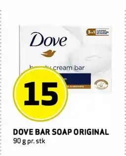 Bunnpris Dove BAR SOAP ORIGINAL tilbud