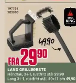 Europris LANG GRILLBØRSTE tilbud