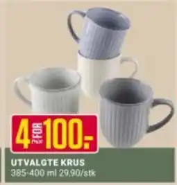 Europris UTVALGTE KRUS  29,90/stk tilbud