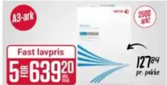 Europris A3-arkFast lavpris for bedrifter! tilbud