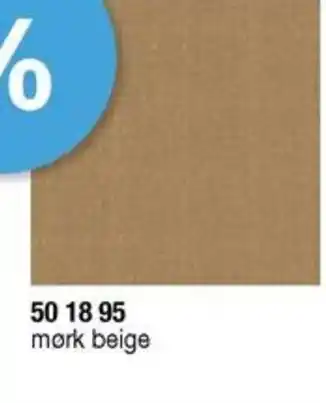 Stoff & Stil 50 18 95 mork beige tilbud