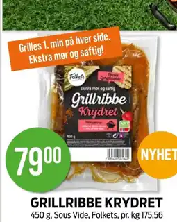 Kiwi GRILLRIBBE KRYDRET tilbud