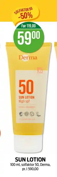Kiwi SUN LOTION tilbud