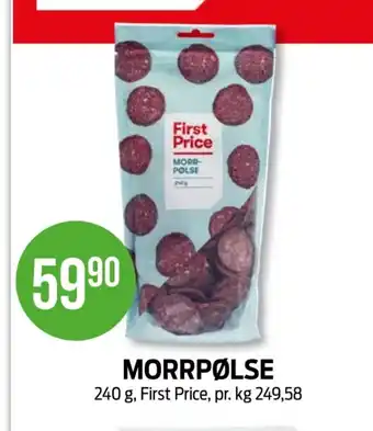 Kiwi MORRPØLSE tilbud