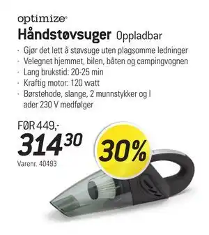 Thansen Håndstøvsuger tilbud