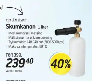 Thansen Skumkanon tilbud