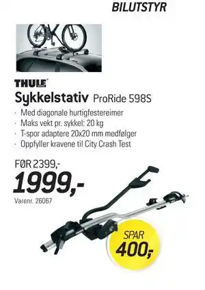 Thansen Sykkelstativ tilbud