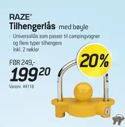 Thansen Tilhengerlås tilbud