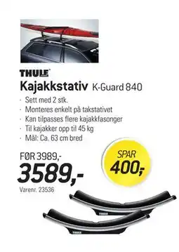 Thansen Kajakkstativ tilbud