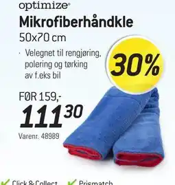 Thansen Mikrofiberhåndkle tilbud