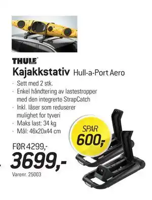 Thansen Kajakkstativ tilbud
