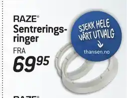 Thansen Sentreringsringer tilbud