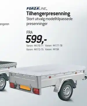 Thansen Tilhengerpresenning tilbud